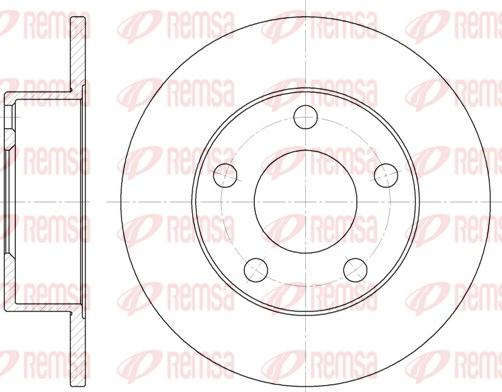 Remsa 6803.00 - Bremžu diski www.autospares.lv