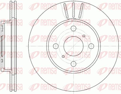 Remsa 6814.10 - Bremžu diski www.autospares.lv