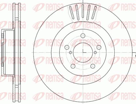 Remsa 6816.10 - Bremžu diski www.autospares.lv