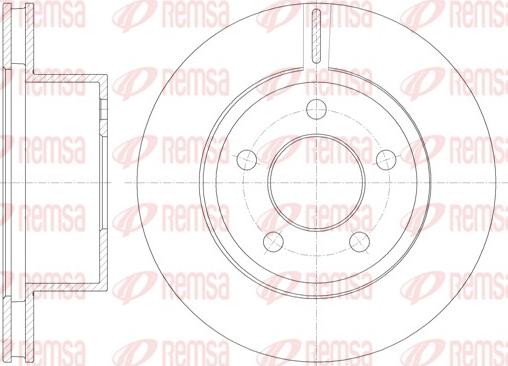 Remsa 6886.10 - Bremžu diski www.autospares.lv