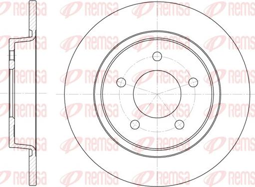 Remsa 6880.00 - Bremžu diski www.autospares.lv