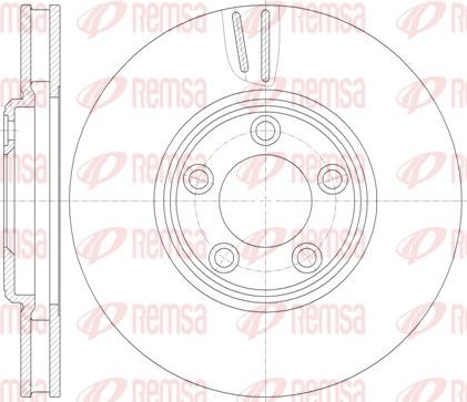 Remsa 6836.10 - Bremžu diski www.autospares.lv