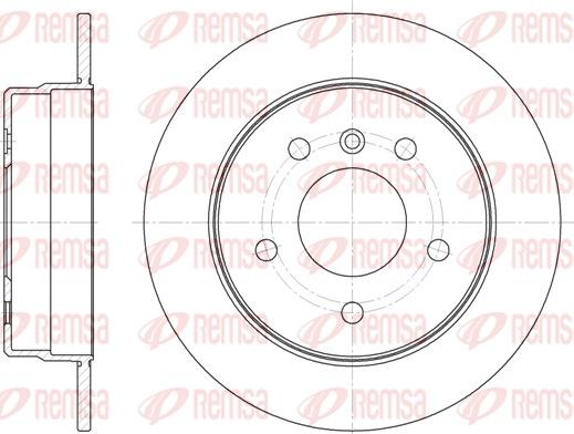 Remsa 6831.00 - Brake Disc www.autospares.lv