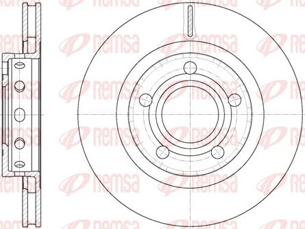 Remsa 6822.10 - Bremžu diski www.autospares.lv