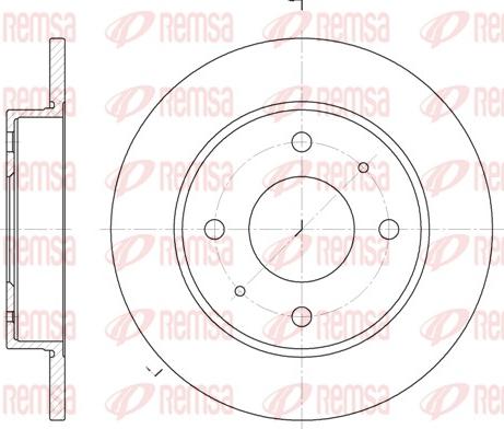 Remsa 6879.00 - Bremžu diski www.autospares.lv