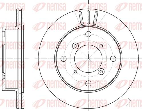 Remsa 6399.10 - Bremžu diski www.autospares.lv