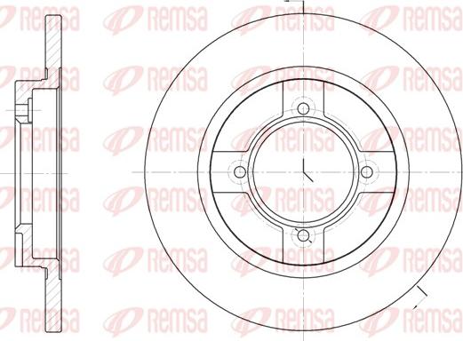 Remsa 6396.00 - Тормозной диск www.autospares.lv