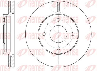 Remsa 6391.10 - Bremžu diski www.autospares.lv