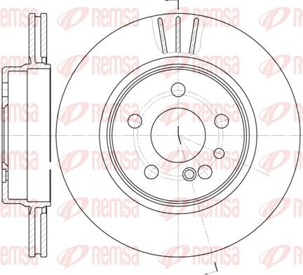 Remsa 6343.10 - Bremžu diski www.autospares.lv