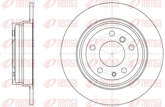 Remsa 6342.00 - Bremžu diski www.autospares.lv