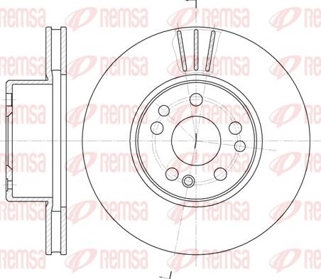 Trusting DF456 - Bremžu diski www.autospares.lv