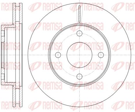 Remsa 6365.10 - Bremžu diski www.autospares.lv