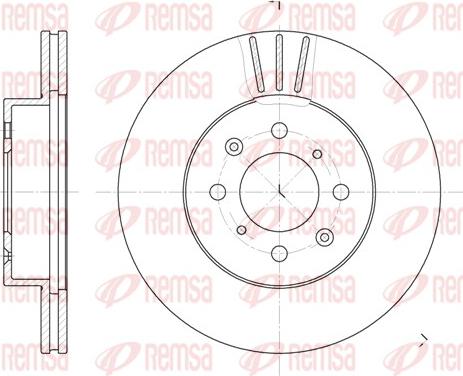 Remsa 6367.10 - Bremžu diski www.autospares.lv