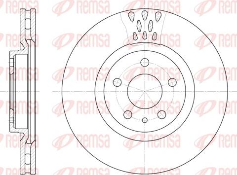 Remsa 6305.10 - Bremžu diski autospares.lv