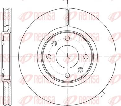 Remsa 6306.10 - Тормозной диск www.autospares.lv