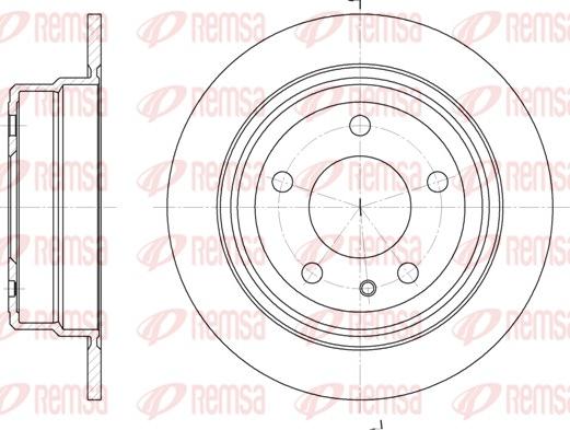 Remsa 6308.00 - Bremžu diski www.autospares.lv