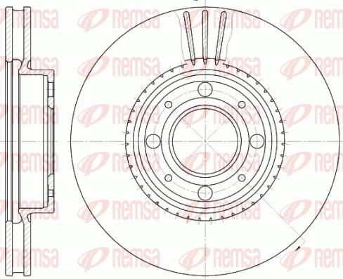 Remsa 6303.10 - Bremžu diski www.autospares.lv