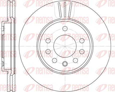 Remsa 6319.10 - Bremžu diski www.autospares.lv