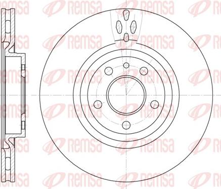 Remsa 6315.11 - Bremžu diski www.autospares.lv