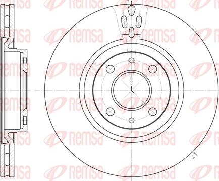 Remsa 6316.11 - Тормозной диск www.autospares.lv