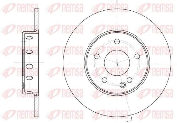 Remsa 6310.00 - Bremžu diski www.autospares.lv