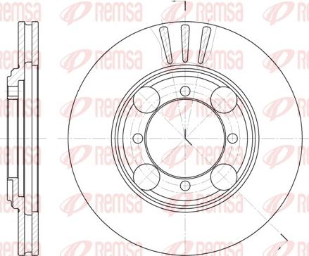 Remsa 6375.10 - Bremžu diski www.autospares.lv