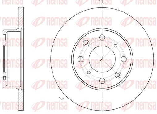 Remsa 6370.00 - Bremžu diski autospares.lv