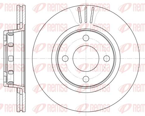 Remsa 6295.10 - Bremžu diski www.autospares.lv