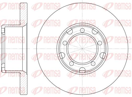 Remsa 6296.00 - Bremžu diski autospares.lv