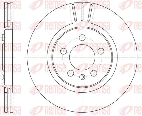 Remsa 6293.10 - Bremžu diski www.autospares.lv