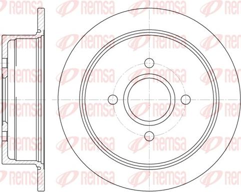 Remsa 6250.00 - Bremžu diski www.autospares.lv