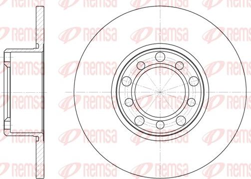 Remsa 6263.00 - Bremžu diski www.autospares.lv