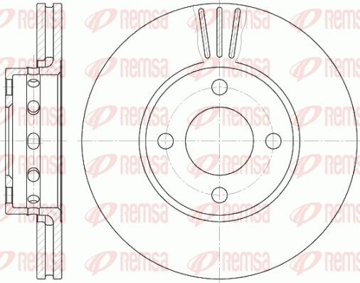 Remsa 6267.10 - Bremžu diski www.autospares.lv