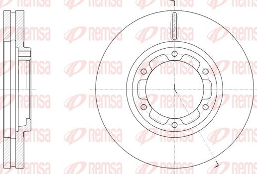 Remsa 62093.10 - Bremžu diski www.autospares.lv