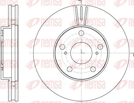 Remsa 62087.10 - Bremžu diski www.autospares.lv