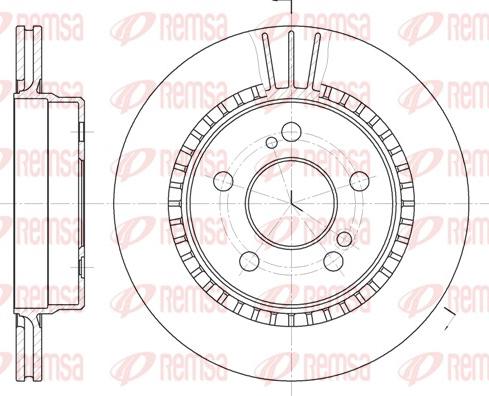 Remsa 62036.10 - Bremžu diski www.autospares.lv