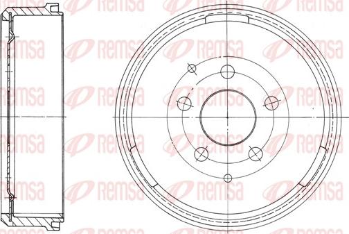 Remsa 62030.00 - Bremžu diski www.autospares.lv