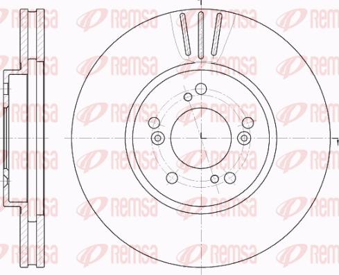 Remsa 62031.10 - Bremžu diski www.autospares.lv