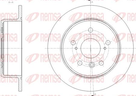 Remsa 62033.00 - Bremžu diski www.autospares.lv