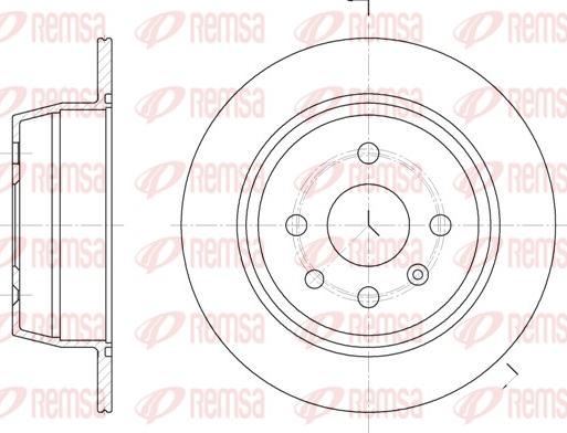 Remsa 6207.00 - Bremžu diski autospares.lv