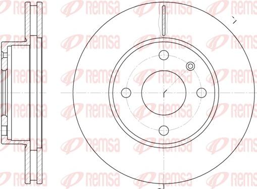 Remsa 6215.10 - Bremžu diski www.autospares.lv