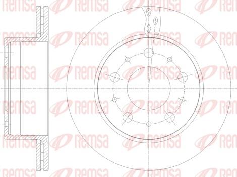 Remsa 62109.10 - Bremžu diski autospares.lv