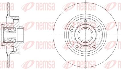 Remsa 62138.20 - Bremžu diski www.autospares.lv