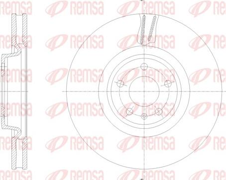 Remsa 62133.10 - Bremžu diski www.autospares.lv