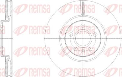 Remsa 62129.10 - Bremžu diski www.autospares.lv