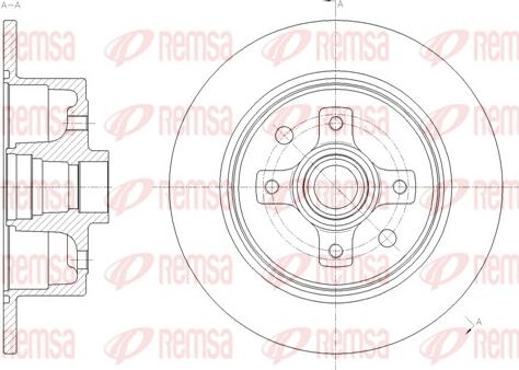 Remsa 6217.00 - Bremžu diski autospares.lv