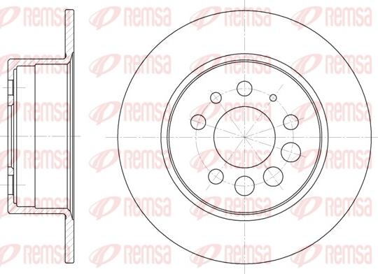 Remsa 6283.00 - Brake Disc www.autospares.lv