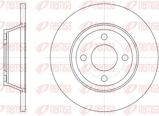 Remsa 6287.00 - Bremžu diski www.autospares.lv