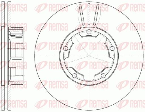 Remsa 6234.11 - Bremžu diski www.autospares.lv