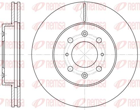 Remsa 6224.10 - Brake Disc www.autospares.lv